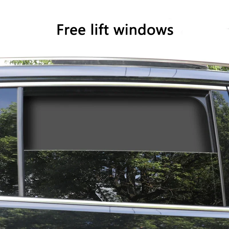 Universal Car Sunshade Window Heat Sunshade Insulation Cloth Cover Magnetic Suction Sunshade Car Side Windshield Sunshade