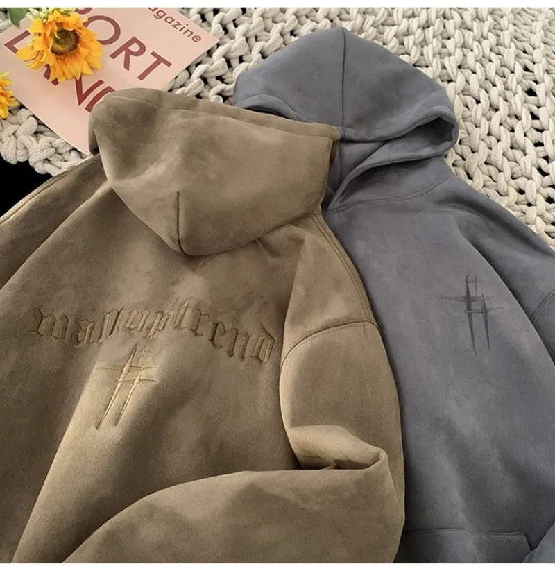 パーカー・フーディ add SS25 Add Sweaters (11AMZ57 3602) The Bison Hoodie Preorder | Subtle Bison Art Sherpa Sweater