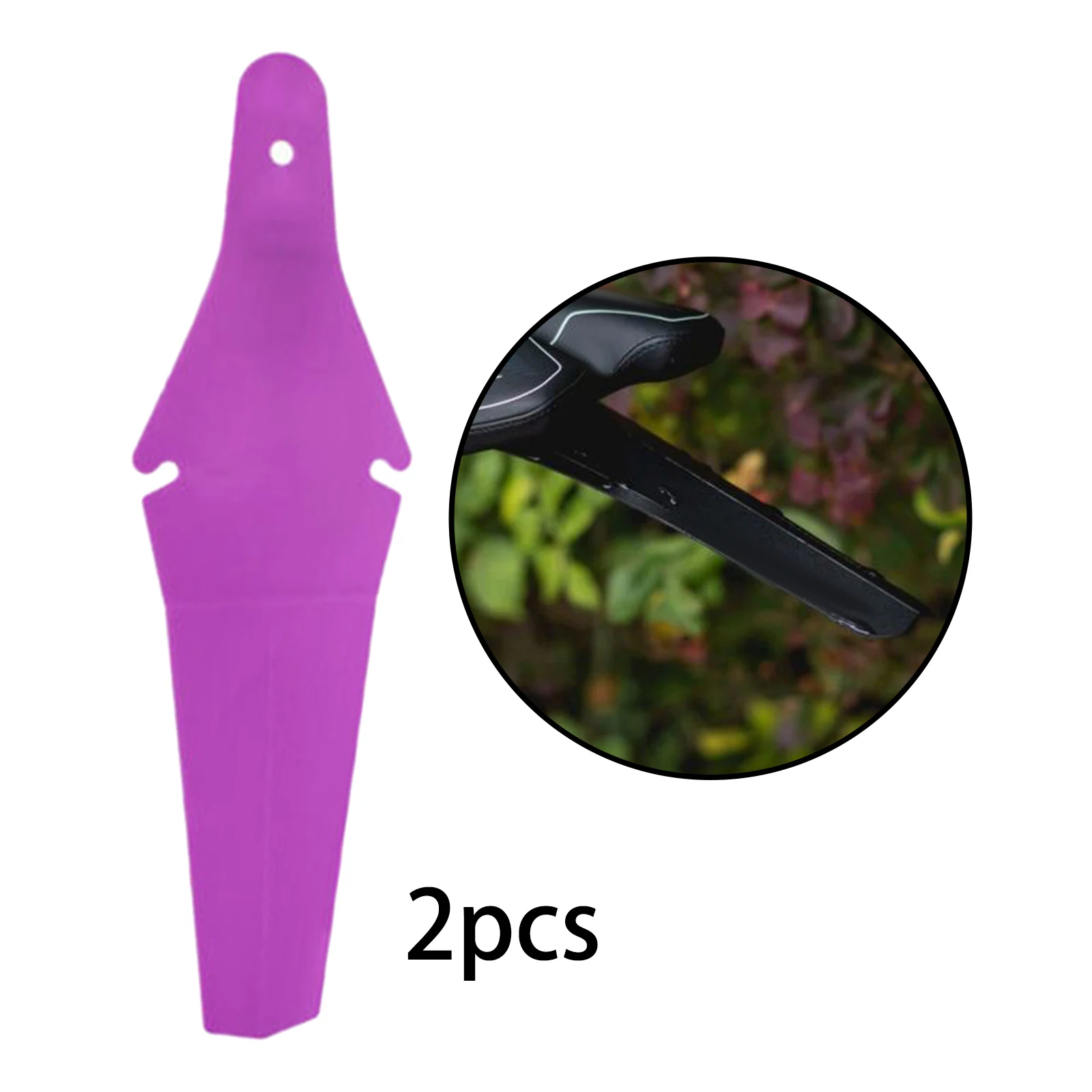 2pcs Bike Mudguard Saver Portable Easy to Install Practical Replacement Bike Fixed Gear Mudguard Biking Accessories