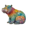 Wooden Puzzles Jigsaw for Adults Kids Unique hippo  Animal Puzzle Holiday Gift Interactive Games Toy Wood Jigsaw 1
