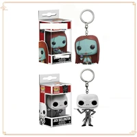 FUNKO POP The Nightmare Before Christmas Dolls Backpack Pendant Sally Jack Skellington Model Holiday Collection Gifts Keychain 1