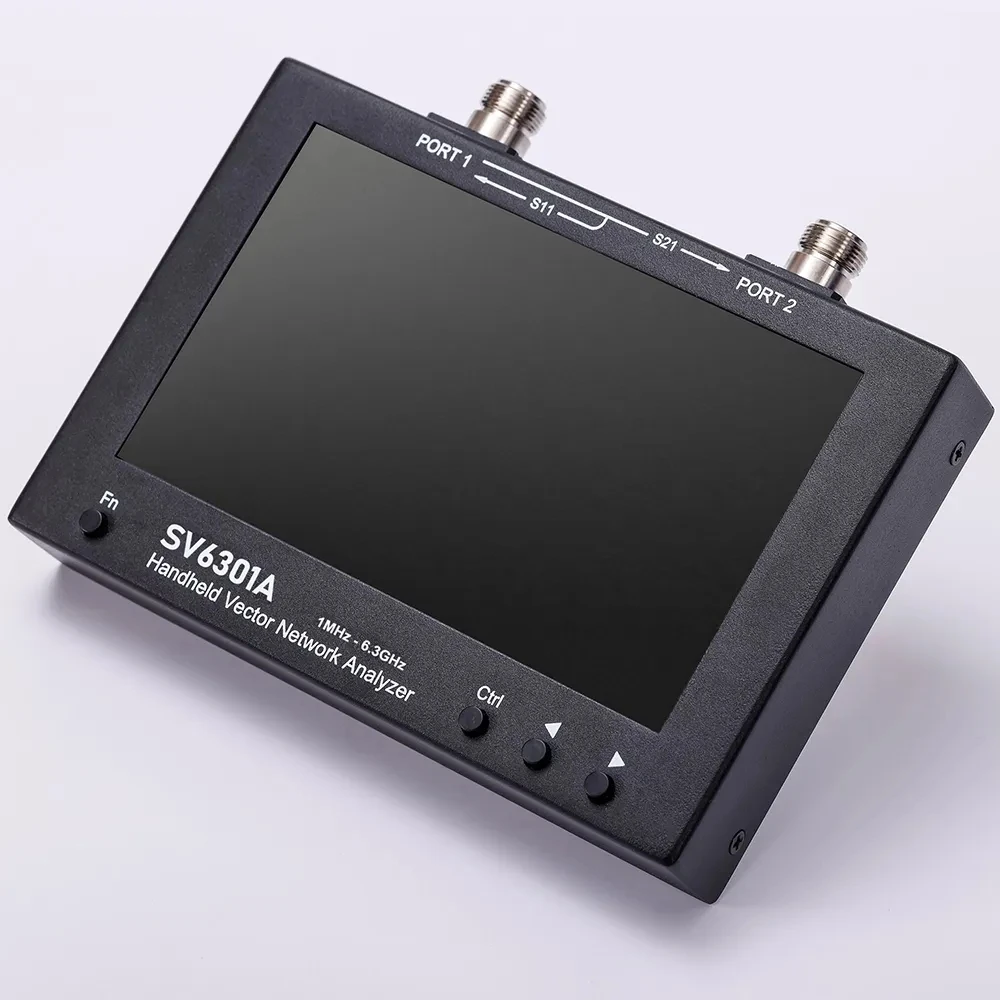 New SV6301A 7 inch 6.3GHz HF VHF UHF Vector Network Analyzer Antenna Analyzer SWR VNA Update of NanoVNA 3