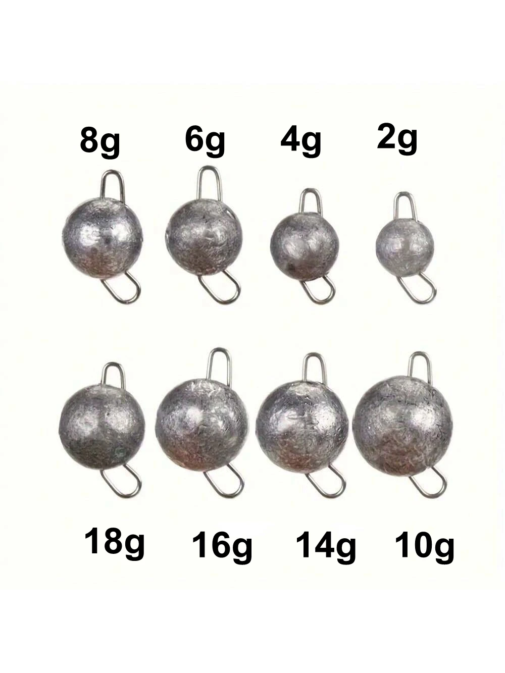 Set 10 plombs bullet jig head pour leurres souples poids 2g à 18g pêche aggravée complète