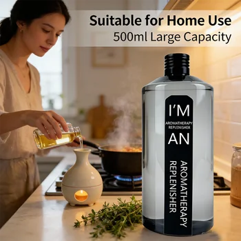 500ML Flameless Aromatherapy Hotel Hilton Lasting Aromatherapy Supplement Essential Oil for Air Home humidifier Aroma MachineNew