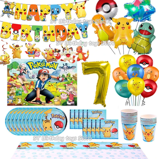 Pokemon regalo di compleanno giocattolo Pikachu tema festa di
