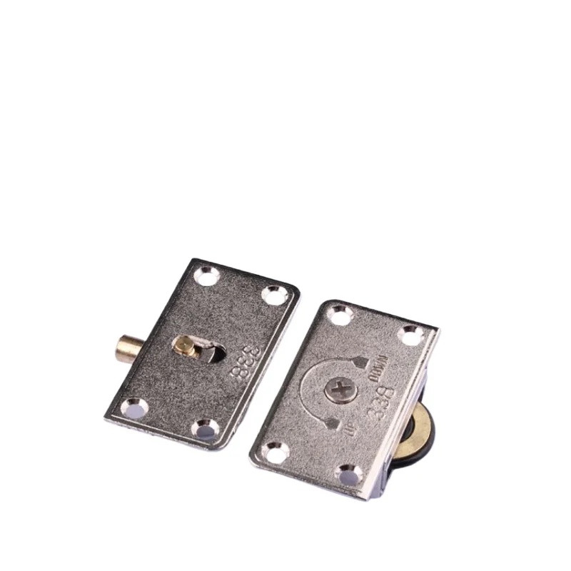 4sets 338 furniture slide Door Wheel pulley Zinc alloy Iron Wheel home Hardware Track top bottom Pulley for Cabinet door