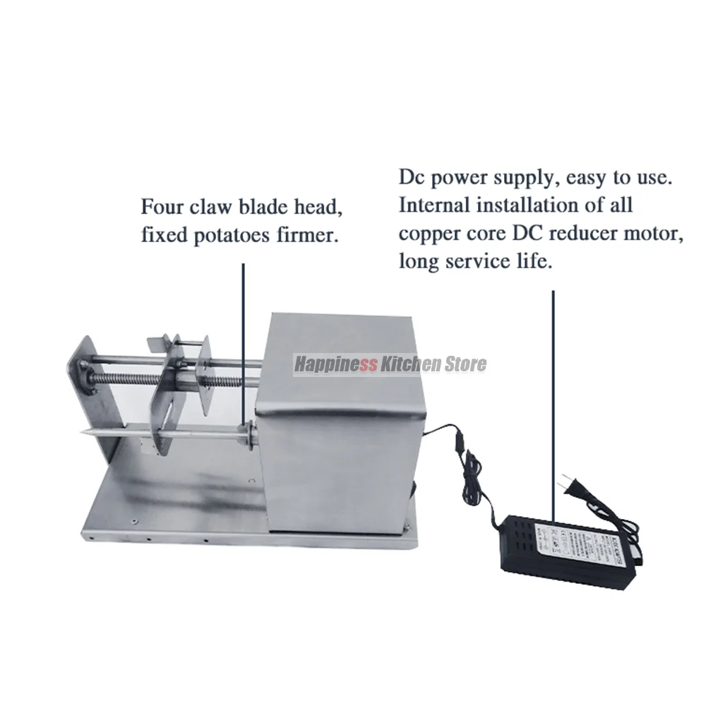Commercial Potato Slicers Electric Potato Fries Cutter Stainless Steel Shredder Rotary Wedge Cutter 110-240V
