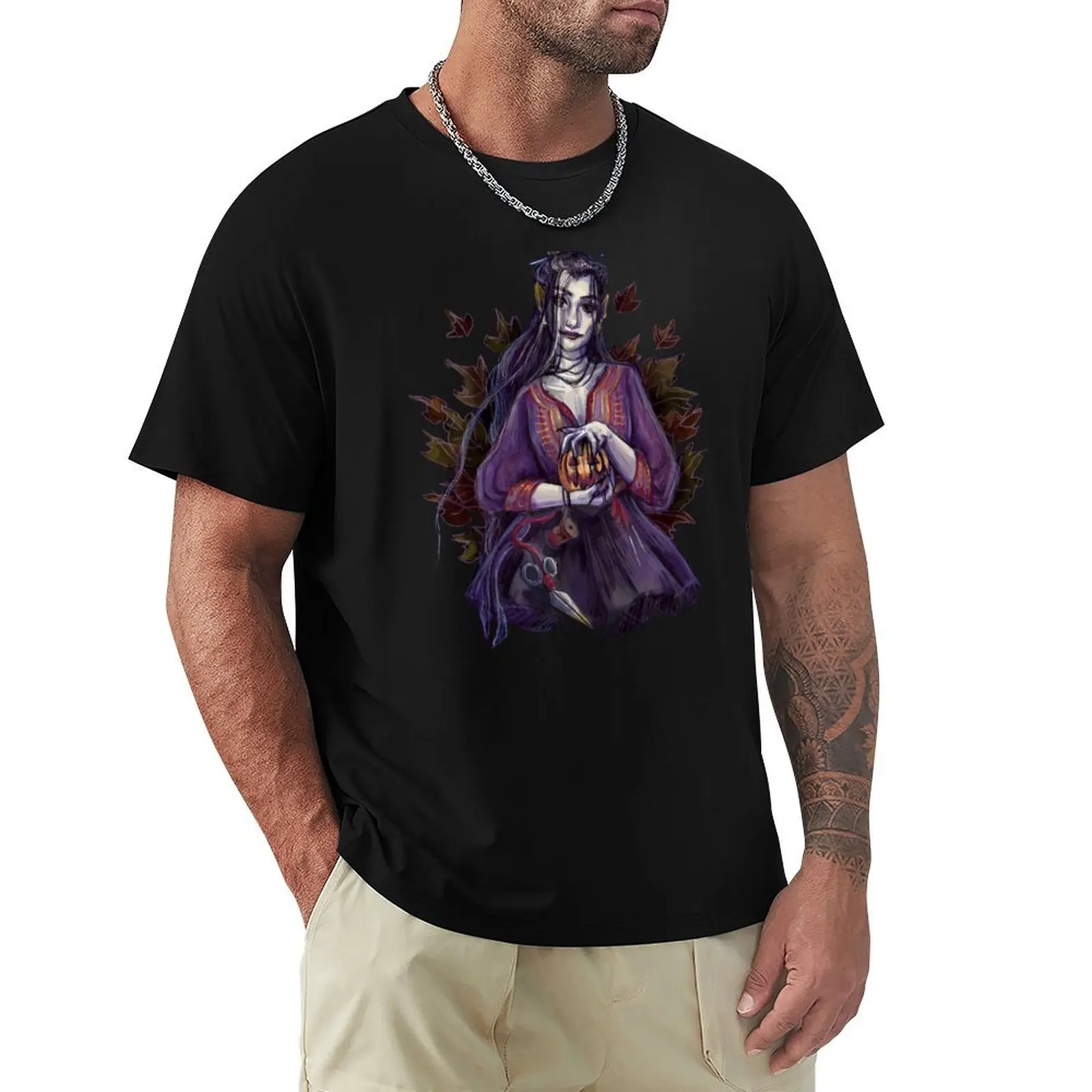 

laudna vintage T-shirt Blouse cute clothes anime clothes Men's t-shirts