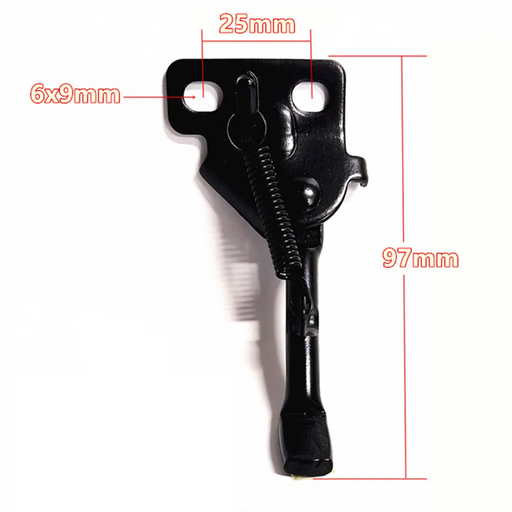 1pc Elektrische Roller Fuß Unterstützung Halterung 10 Zoll 8 Zoll Seite Fuß Parkplatz Rahmen Metall Parkplatz Stehen E-roller Zubehör – Detail 6