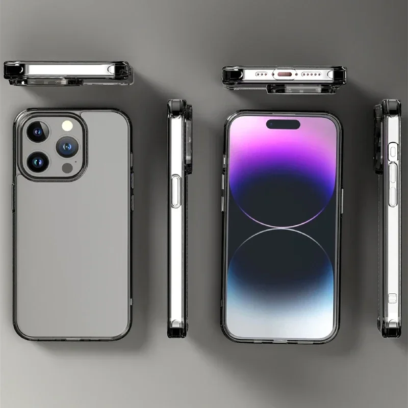 KUAVETO Custodia Trasparente Per IPhone 15 14 12 13 11 7 8 6s 6 Pro Max - Foto 6