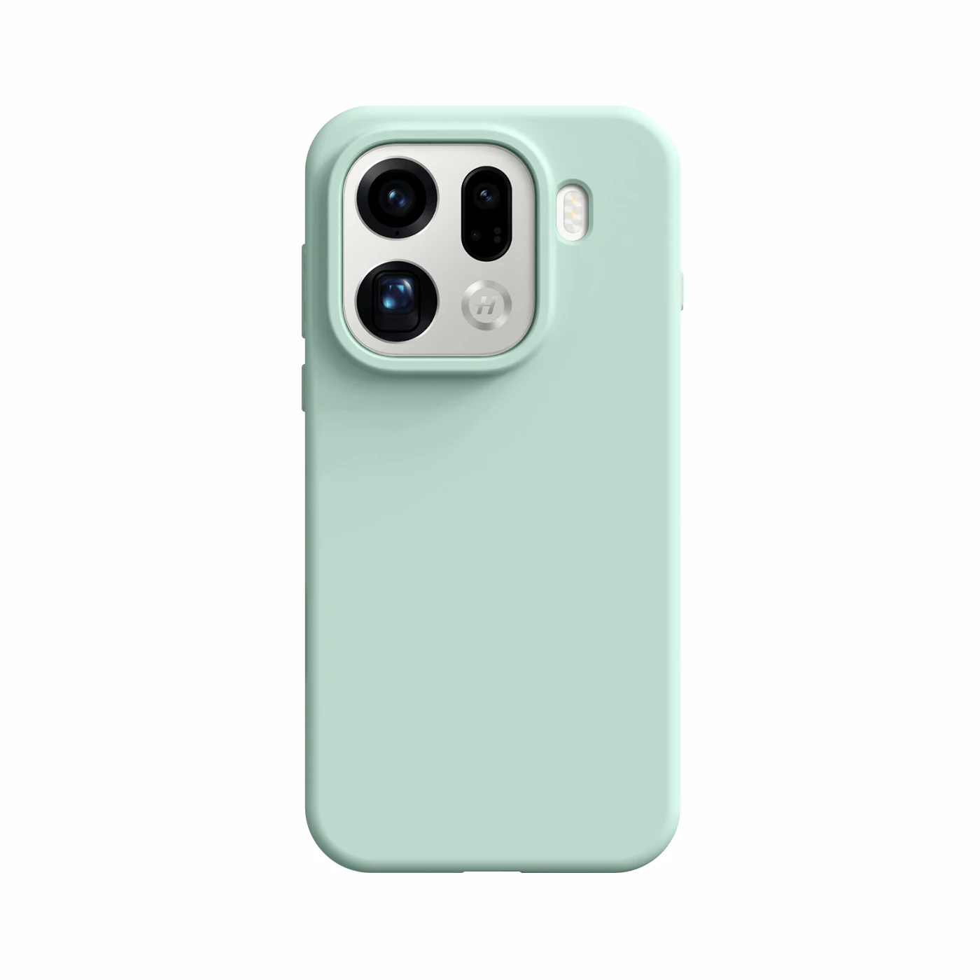 Fashionable Minimalist Liquid Silicone Shockproof Phone Case - Skin-Friendly Soft Back Cover