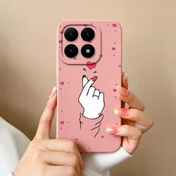 Colorful Love Heart Fall Prevention Antifouling Lightweight Back Cover Case for Xiaomi 15T Pro (TYP1)