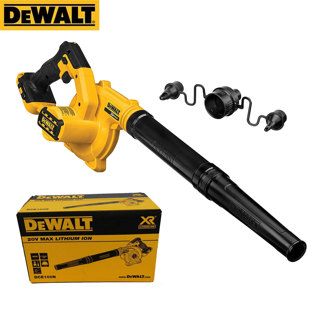 DEWALT DCE100 Compact Cordless Jobsite Blower Leaf Dust Collector Turbo
