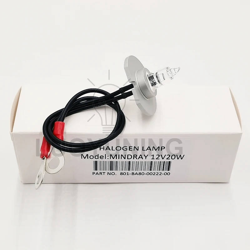 Halogen Lamp 12V 20W For Mindray BS-200 BS-220 BS-230 BS-240 BS-260 BS-300 BS-430 BS-450 BS-620 Biochemical Analyzers