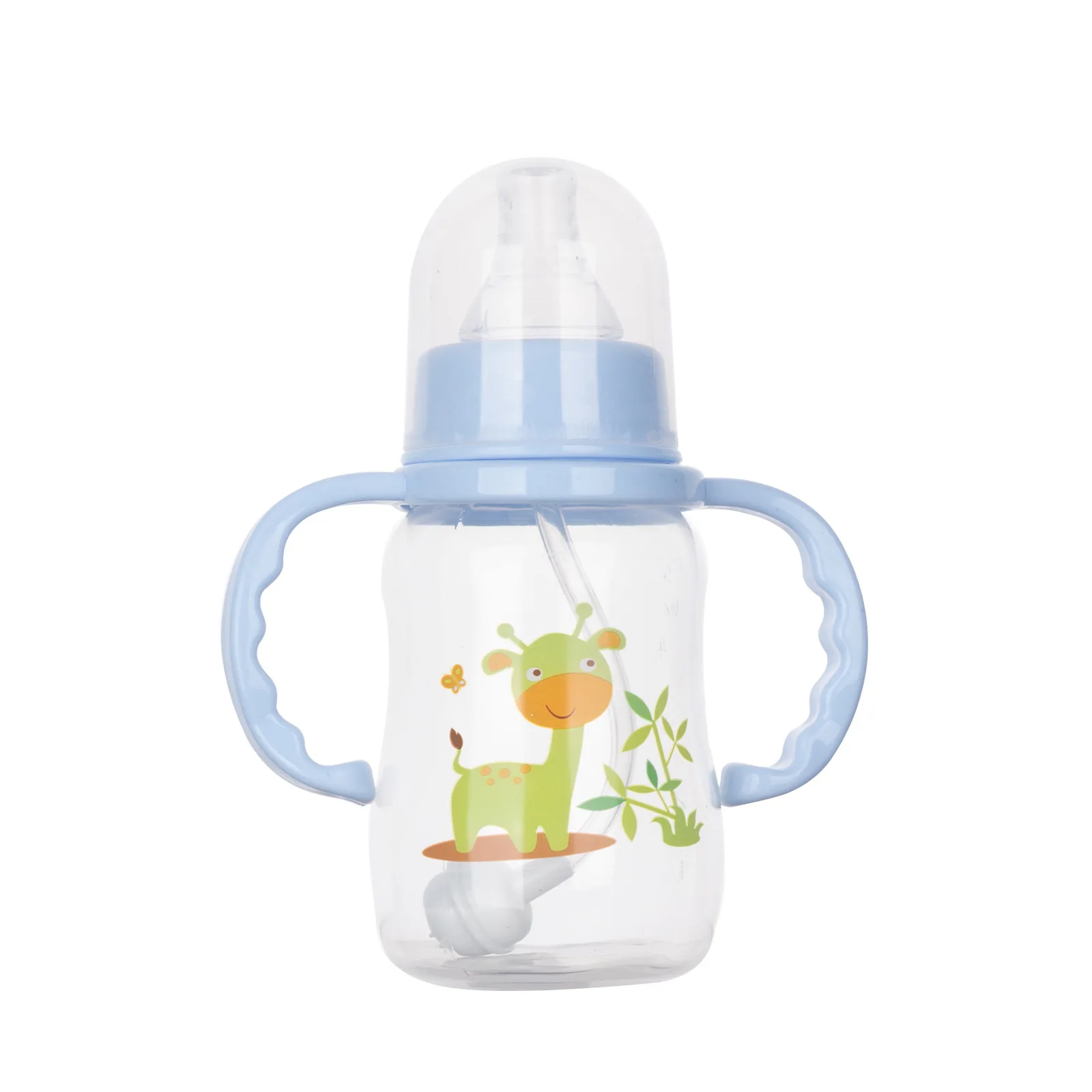 150ML Safe Infant Newborn Kids Nursing Care Feeder Fruit Juice Milk Water Bottle Small Baby Portable Handles for Feeding Bottle