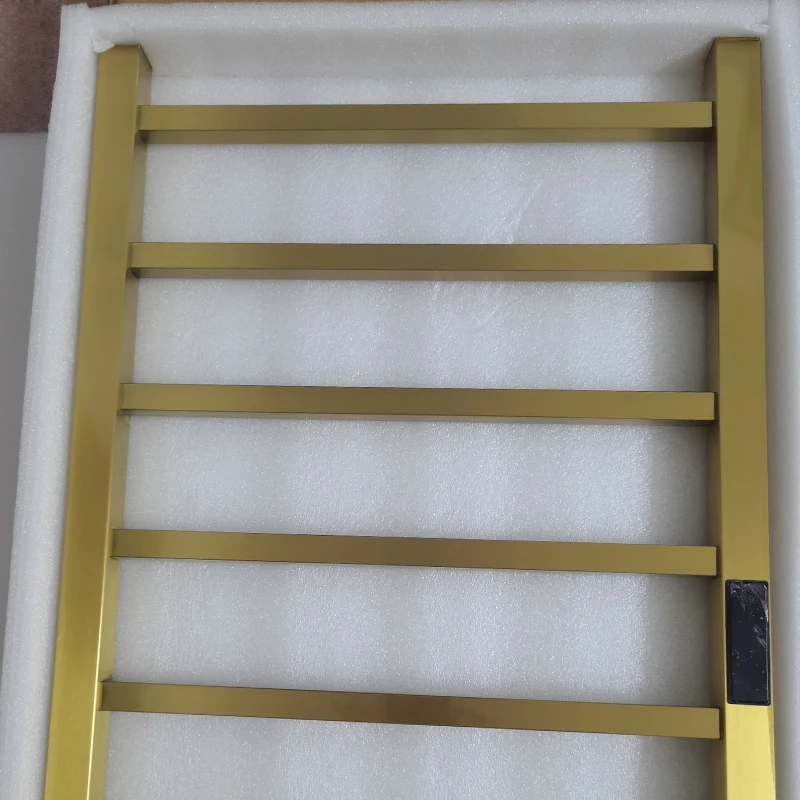 Stainless Steel Electric Towel Rack Temperature&Time Control Smart Heated Towel Rail Warmer 600*450*100mm 110V/220V electric towel rack