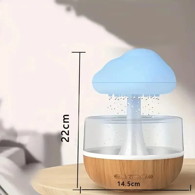 Colorful Mushroom Cloud Aromatherapy Humidifier for Relaxation