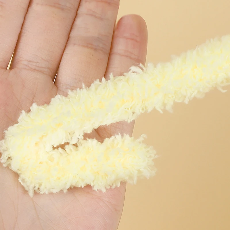 1.5Cm X 105Cm Velluto Corallo Twisting Stick Lana Lana Ultra Densa Radice Twisting Stick Filo Di Peluche Intrecciato Con Filo Di Ferro