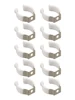 Clamp Pipes. Spring Terry Clips 10PCS 10mm 12mm 16mm 19mm 25mm 28mm Base Tool Clips Heavy Duty Narrow Spring Terry 5