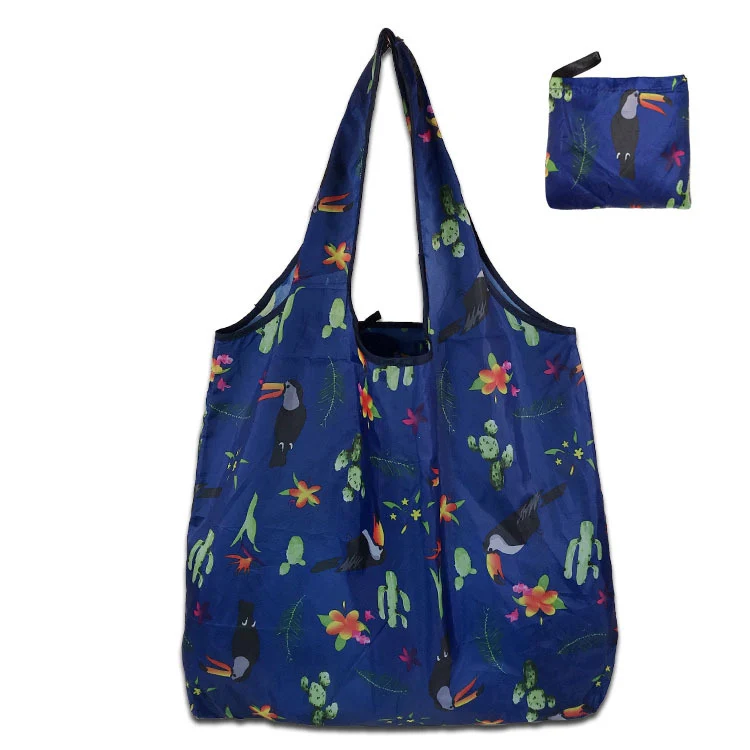 Floral Eco-Friendly Reusable Shopper Tote Bag