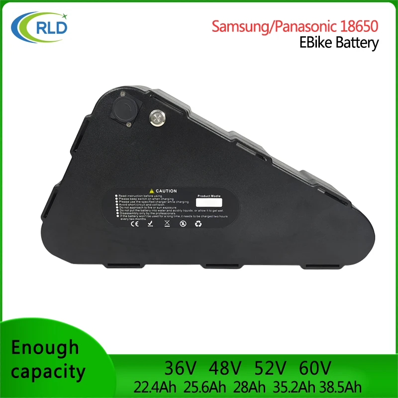 

Electric Trigger EBike Battery, Triangle Panasonic Battery Pack, 36V, 60V, 35Ah, 38Ah, 25Ah, 28Ah, for 1800W, 1500W, 1000W, 48V,