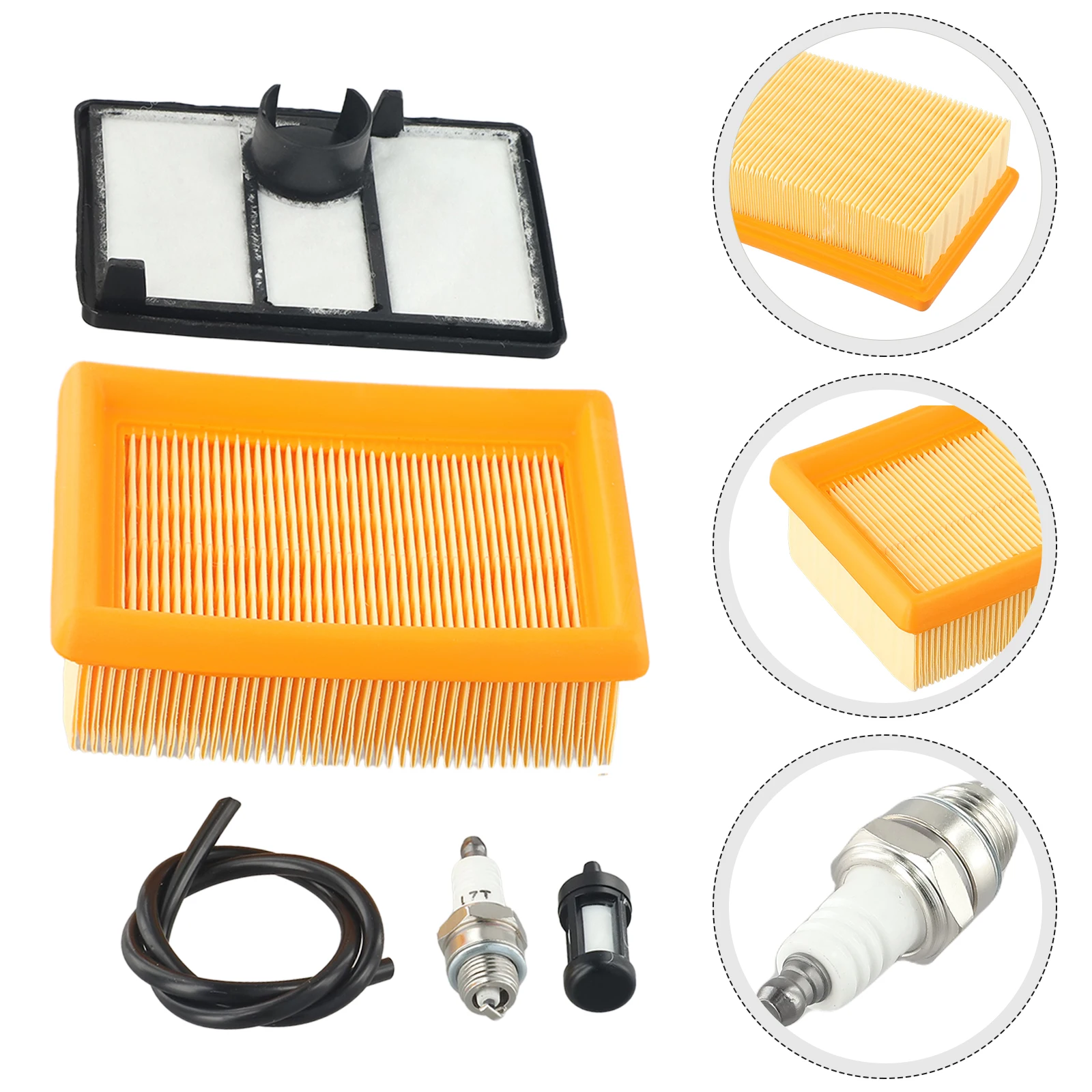 

Convenient Service Kit for Stihl TS700 TS800 Includes Air Fuel Filter Pre filter Fuel Filter Plug and Fuel Line