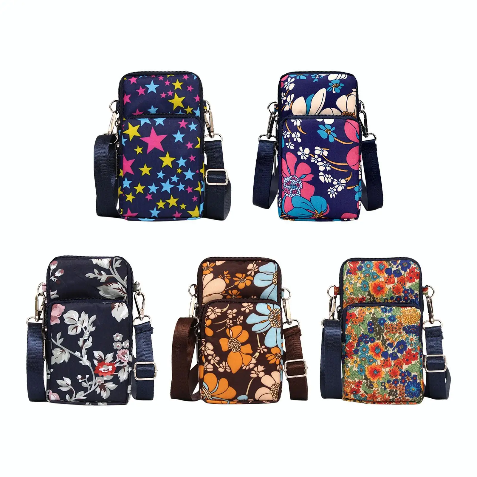 

Phone Bag Purse Forearm Bag Zipper Lightweight Crossbody Pocket Wallet Shoulder Bag for Running Female Male Ladies Men Jogging