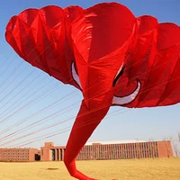 5.2M Soft Elephant Kite Inflatable 9-hole Nylon Kite Outdoor Easy To Fly and Tear Resistant Professional Kites Cometa Gigante 1