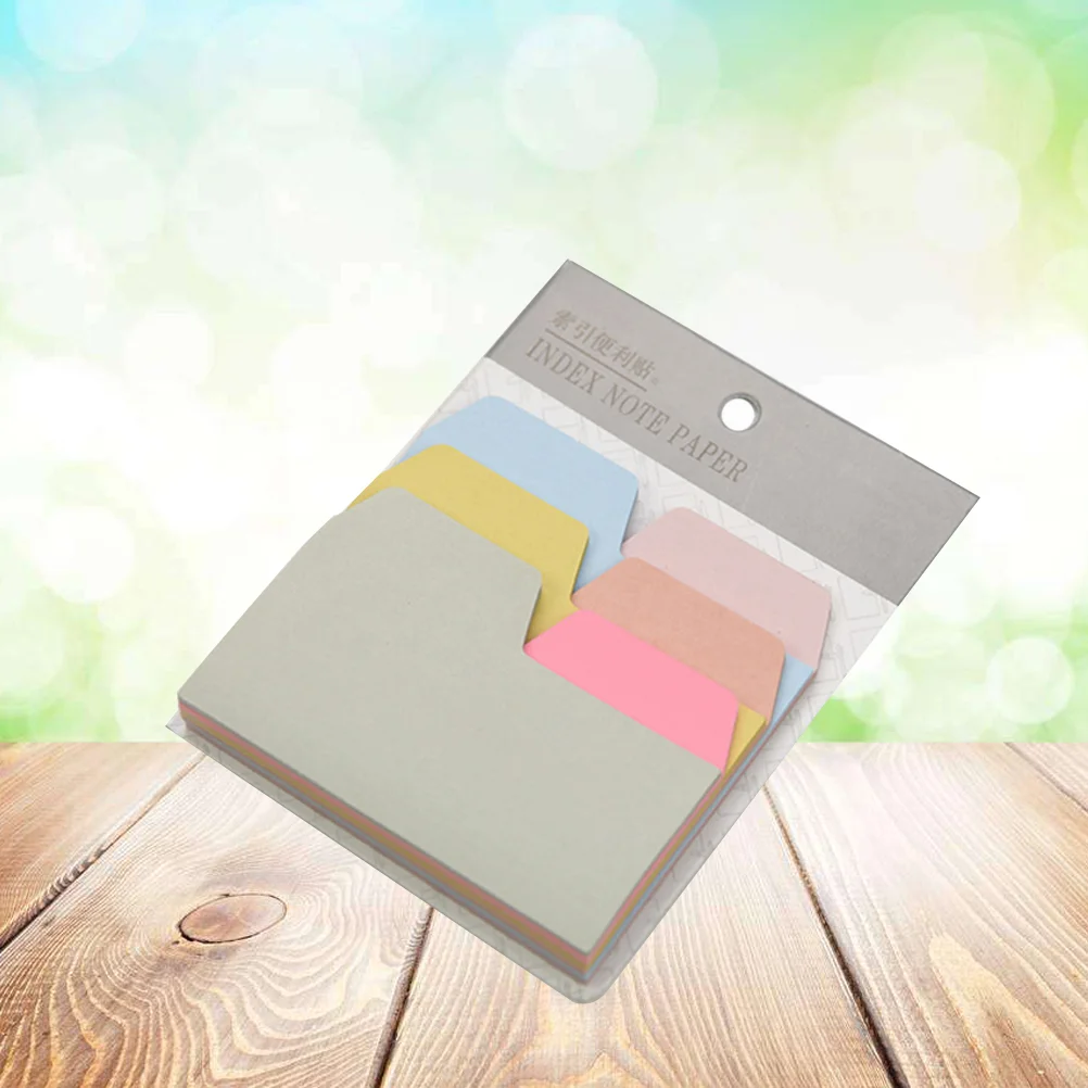 

6 -Color Memo Pads Stickers 6-Color Index Note Papers Labels Sticky Notes Hand Account