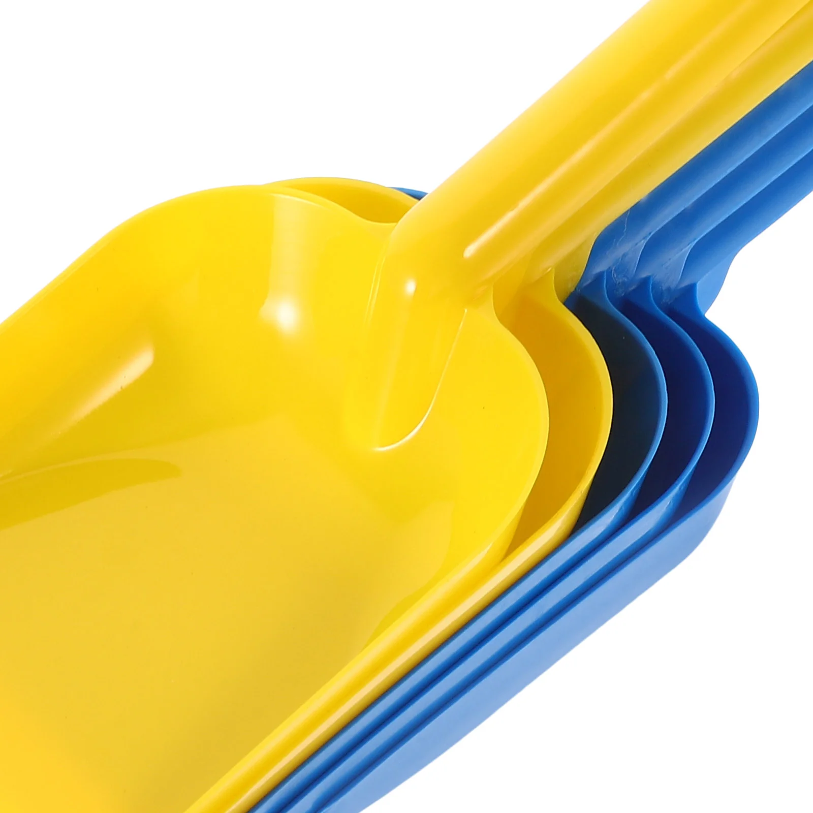 Sand Beach Toys Kids Plastic Digging Set Spade Sandbox Scoop Outdoor Summer Play Dig Bucket Snow Shovels Toys(Random Color) 2