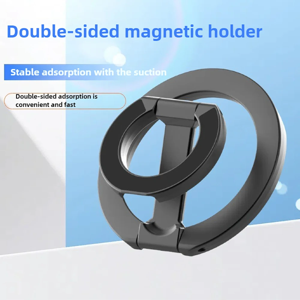 New MagSafe Strong Magnet Finger Ring Holder Double-Sided Magnetic Stand For iPhone 17 16 15 14 Xiaomi Samsung Huawei 360° Grip