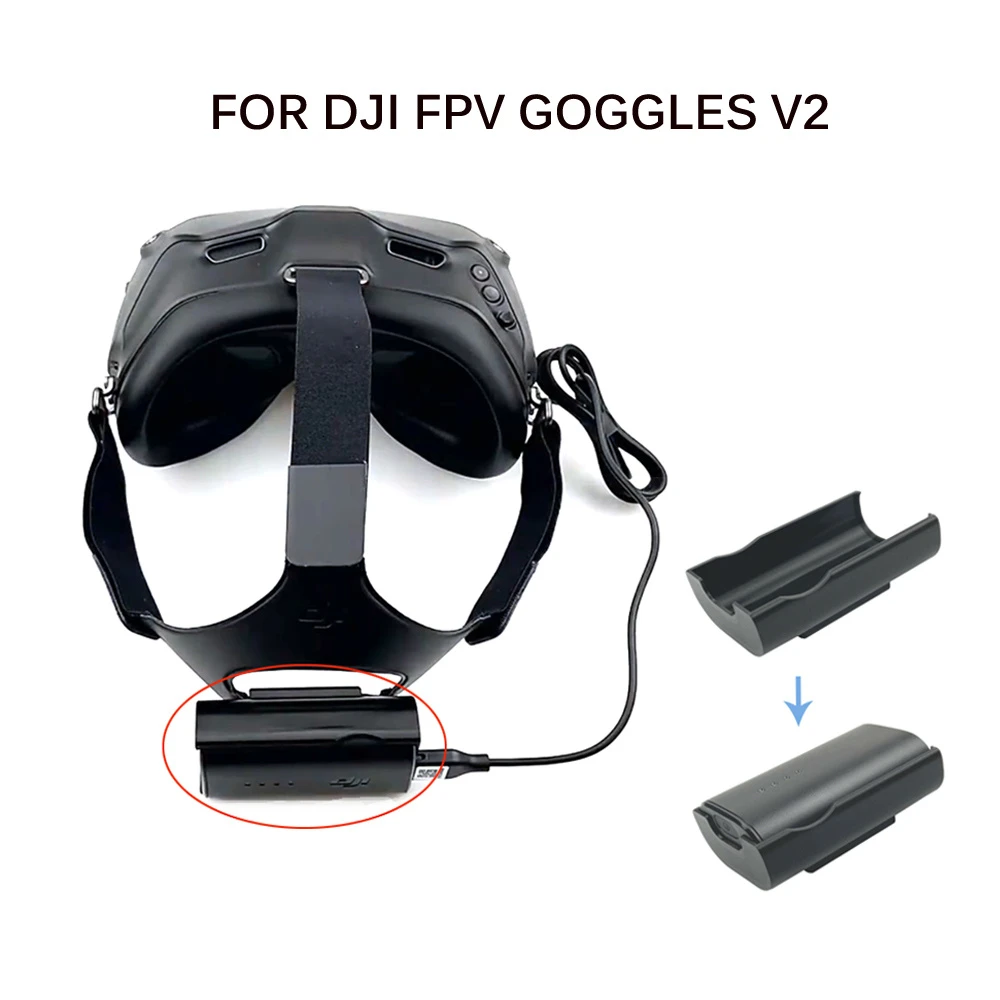 1pc*Storage Case For DJI FPV Drone HD Digital Image Transmission Glasses Battery