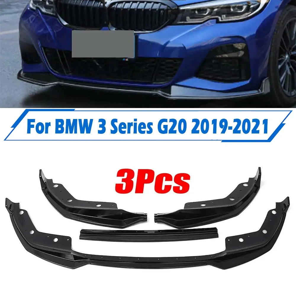 

3 шт., автомобильный разветвитель для переднего бампера BMW 3 серии G20 G21 320i 330i 2019-2022