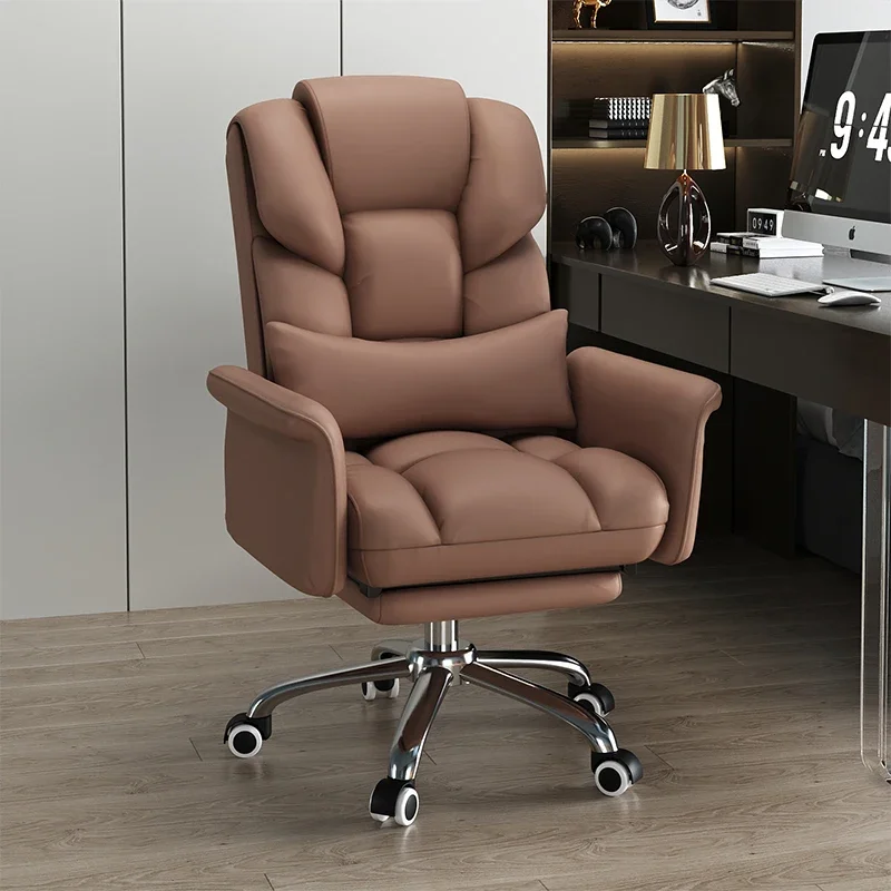 Study Luxury Office Chair Back Support Roller Gaming Executive Office Chair Swivel Wheels Cadeira Furniture Decoration