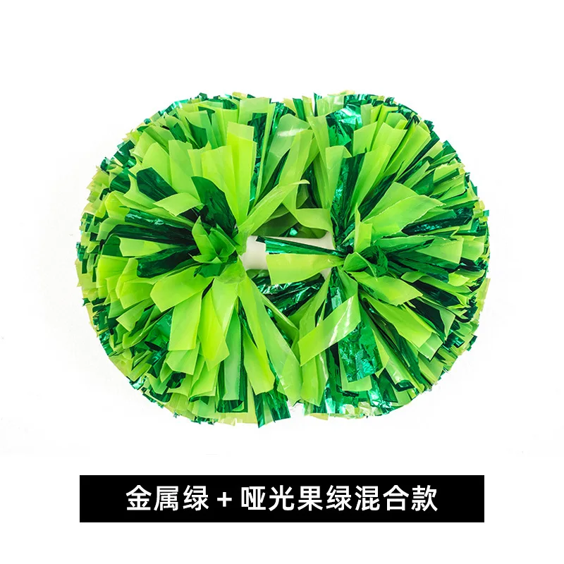 1piece,Plastic Metallic Cheerleading Poms, Mixed Color, Pracise Cheap Poms