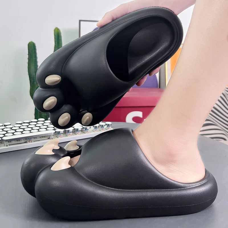 

New Platform Soft Eva Summer Slippers Men Fashion Flip Flops Men House Shoes Bathroom Non-Slip Slides Indoor Outdoor Sandals