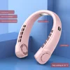 Mute USB Hanging Neck Fan LED Digital Display 5 Speeds Rechargeable Bladeless Electric Fan for Home School Office 2