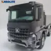 KABOLITE Metal 1/14 K3364 RC Dumper Truck Hydraulic Car 6x6 HUINA Aluminum Alloy CNC Bucket Tipper Outdoor Toys Gift Model 5
