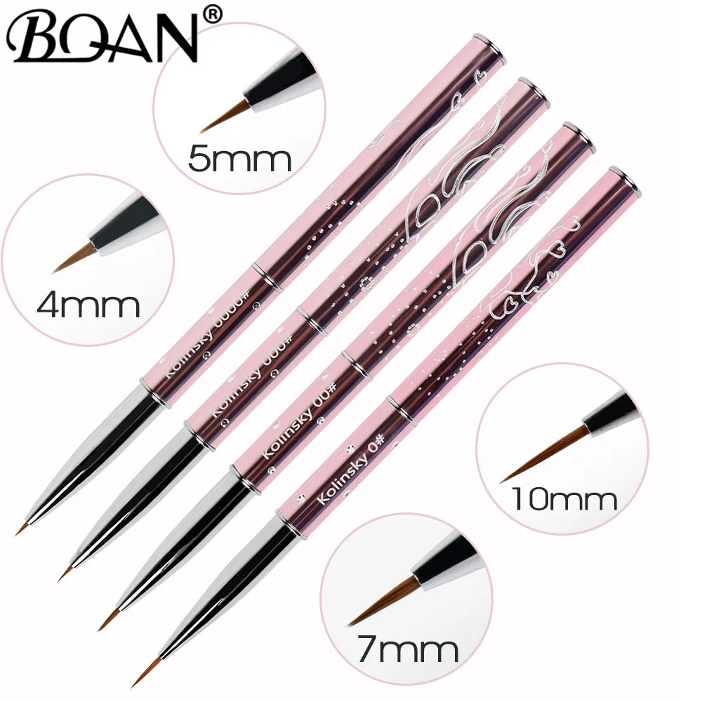 BQANPopularNailTools00000000004pcssetSalePureKolinskySable