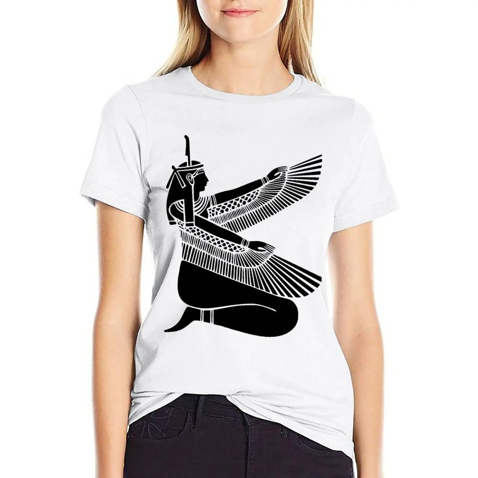 

Egyptian Goddess Isis T-shirt aesthetic clothes korean fashion tees Womens clothing