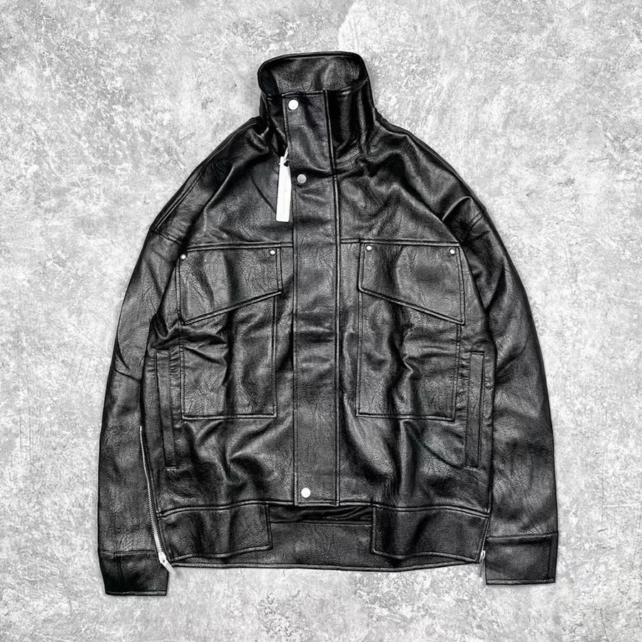 ☆週末限定セール価格☆ ARNODEFRANCE leather jacket 2022fw Arnodefrance Jacket Men Women 1:1 Top Version Coats