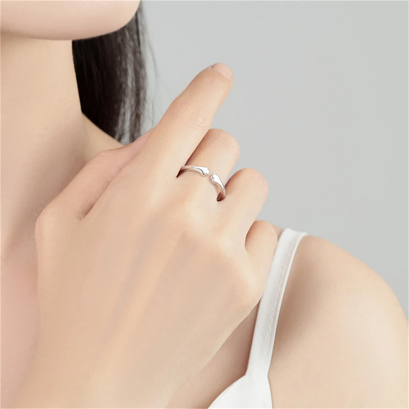 여성용 진짜 반지, 심플한 라운드 상감 지르콘 핏, 매력적인 팔찌, DIY 약혼 선물, 절묘한 쥬얼리