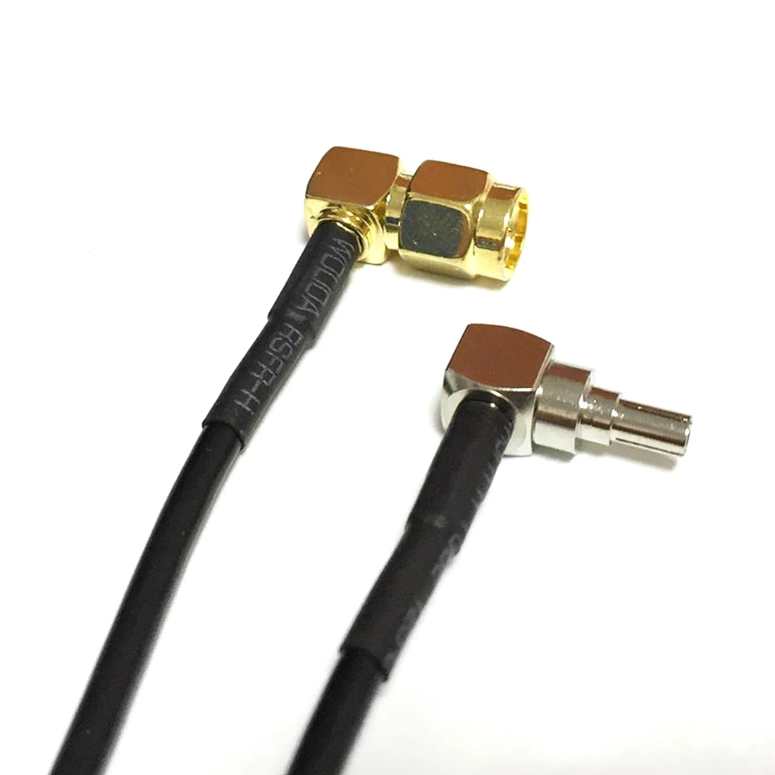 9pcs Wireless Modem Wire SMA Male Plug Right Angle Switch CRC9 Right Angel Connector RG174 Cable 20cm 8