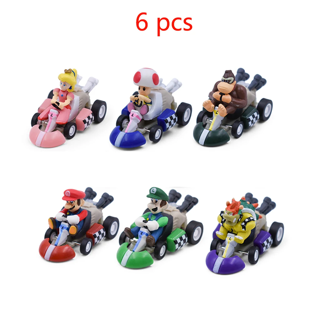 スーパーマリオのブロス。3-48 PVCアニメフィギュアセット,収集