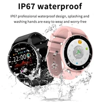 Montre connectée originale LIGE pour hommes et femmes, moniteur de fréquence cardiaque, moniteur de pression artérielle, bracelet intelligent, sport, étanche, tracker de forme physique 2