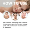 Copper Peptide Serum Fade Fine Lines Shrink Pores Skin Care Smoothing Firming Hyaluronic Acid Brightening Moisturizing Serum 5