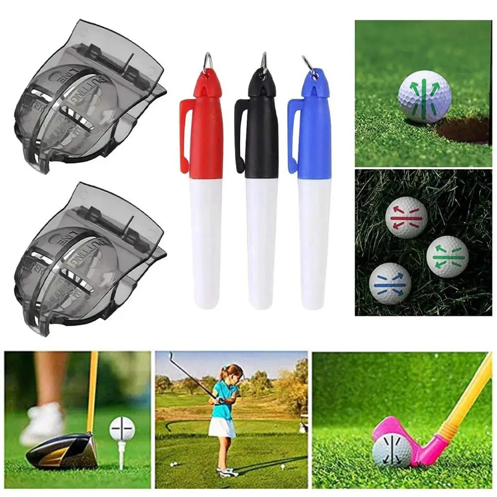 

Шарики для гольфа шаблон для ручки маркерные шарики для маркировки выравнивания портативный