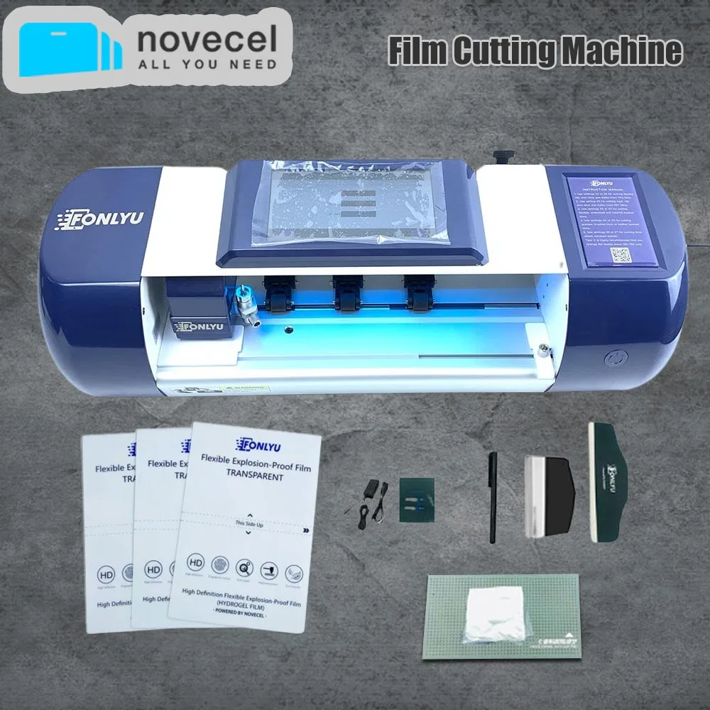 FONLYUSmartPlotterHydrogelMoviesCuttingMachineFrontBackFilm