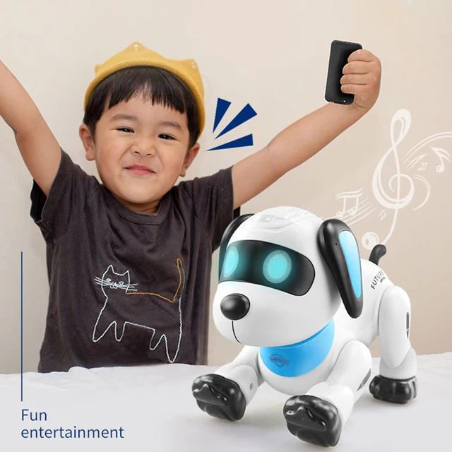 Robot Stunt Dog Voice Control Walking Dancing RC Interactive Robotic Puppy Intelligent Educational Toys Electronic Pets for Kids 5