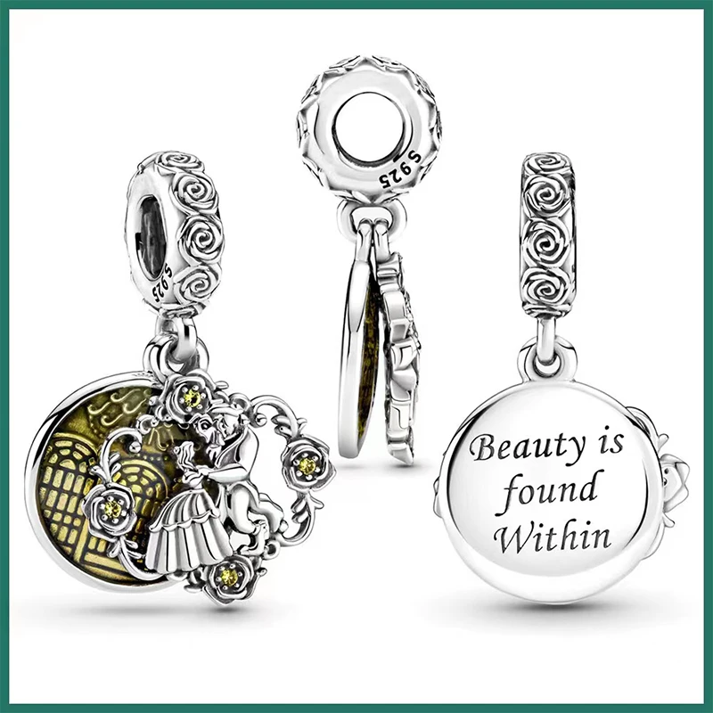Fit Pandora Original Bracelets Plata De Ley 925 Silver Fairytale Beauty  Beast Dancing Charms Beads Women Bracelets Fine DIY Gift - AliExpress